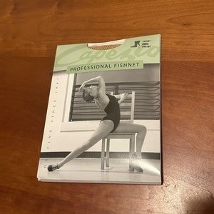 Capezio Professional Fishnet Seamless Tight - Carmel Size Medium/Tall